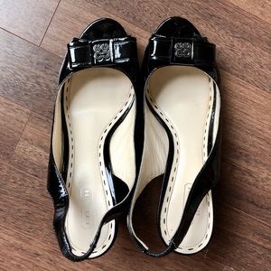 Coach Peep-Toe Heels